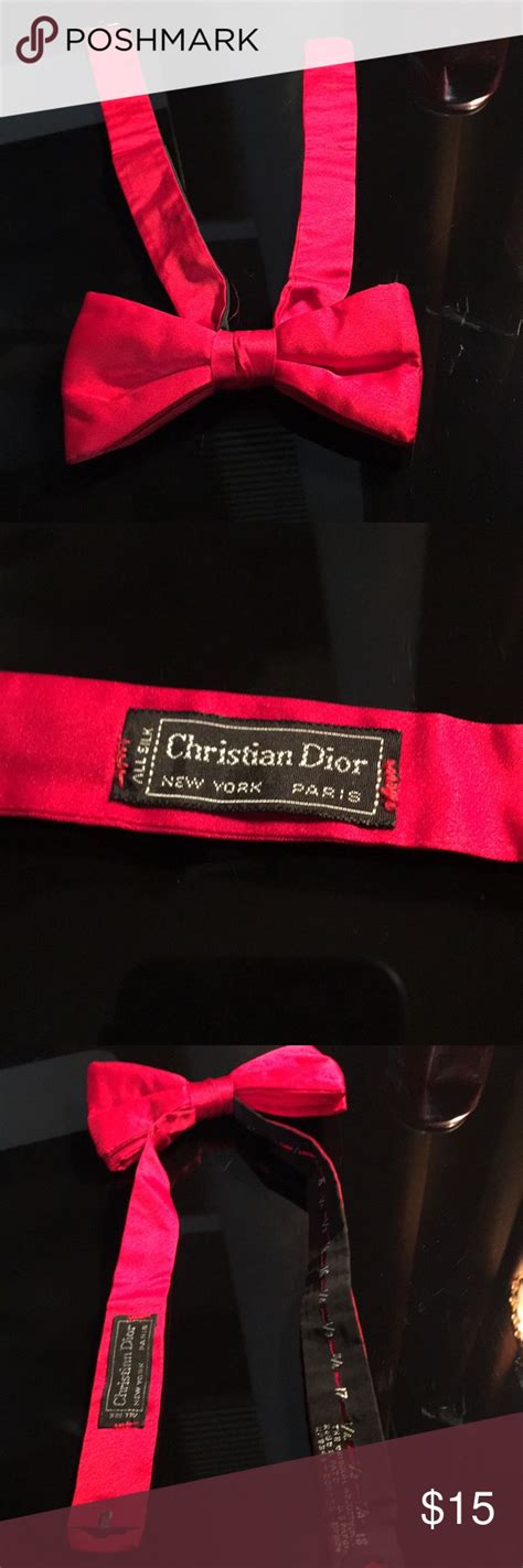 dior bow ties|christian dior bow tie.